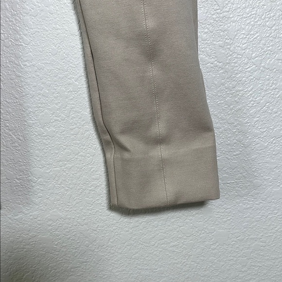 Quince Women's Ecru-Beige Ultra-Stretch Ponte Pants Pintuck Ankle XS - Picture 6 of 8